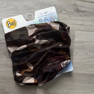 Buff Brown and Tan Patterned Headwear